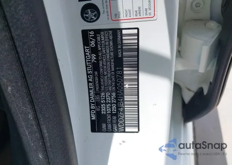 2017 Mercedes-Benz E 300 из США, поврежденный, VIN WDDZF4JB4HA050781